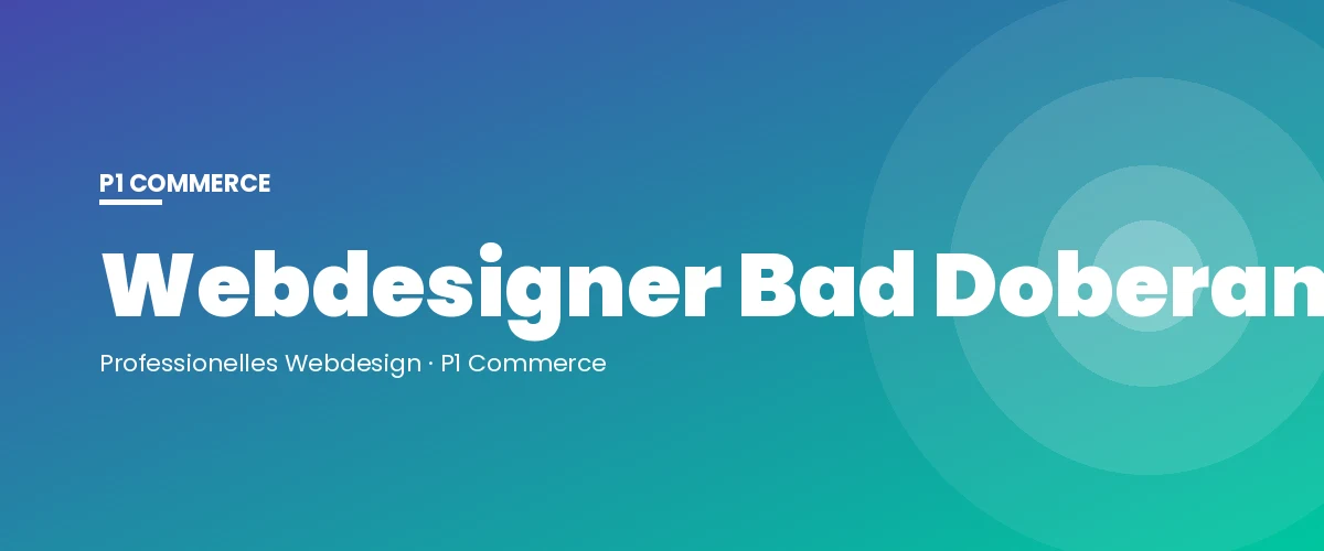 Webdesigner Bad Doberan – P1 Commerce Webagentur